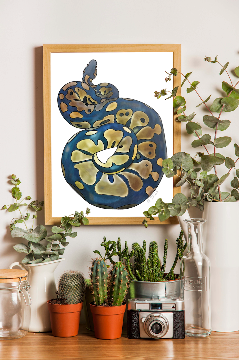 Pet Portrait Custom Digital Pet Loss Gift - Dog Cat Lizard Snake Hamster and More - Pet Illustration - Custom Pet Memorial